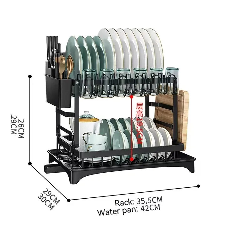 Egouttoir à vaisselle en acier inoxydable